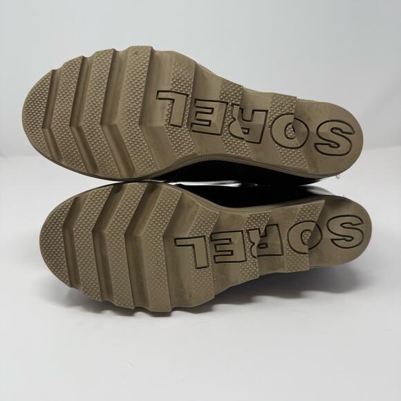 Sorel Boots Women's 5 Black Joan of Artic II Hidden Wedge Preppy Winter Gear - Picture 6 of 9